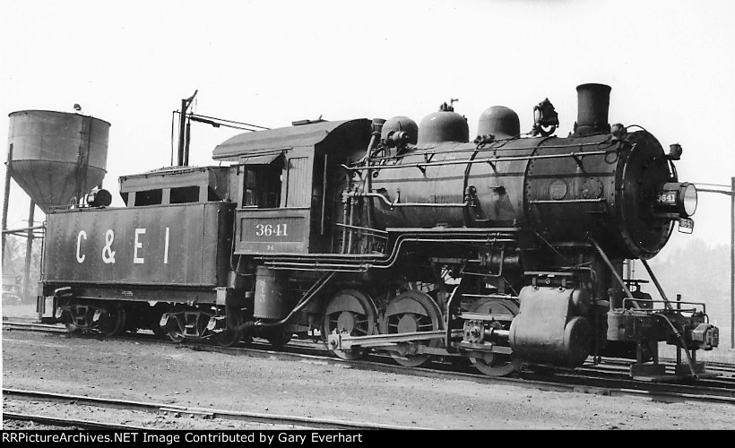 CEI 0-6-0 #3641 - Chicago & Eastern Illinois